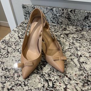Nude kitten heels